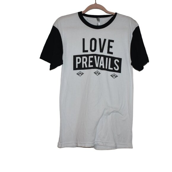🍀5/$25🍀 American Apparel Love Prevails Small Top Shirt - Picture 1 of 4